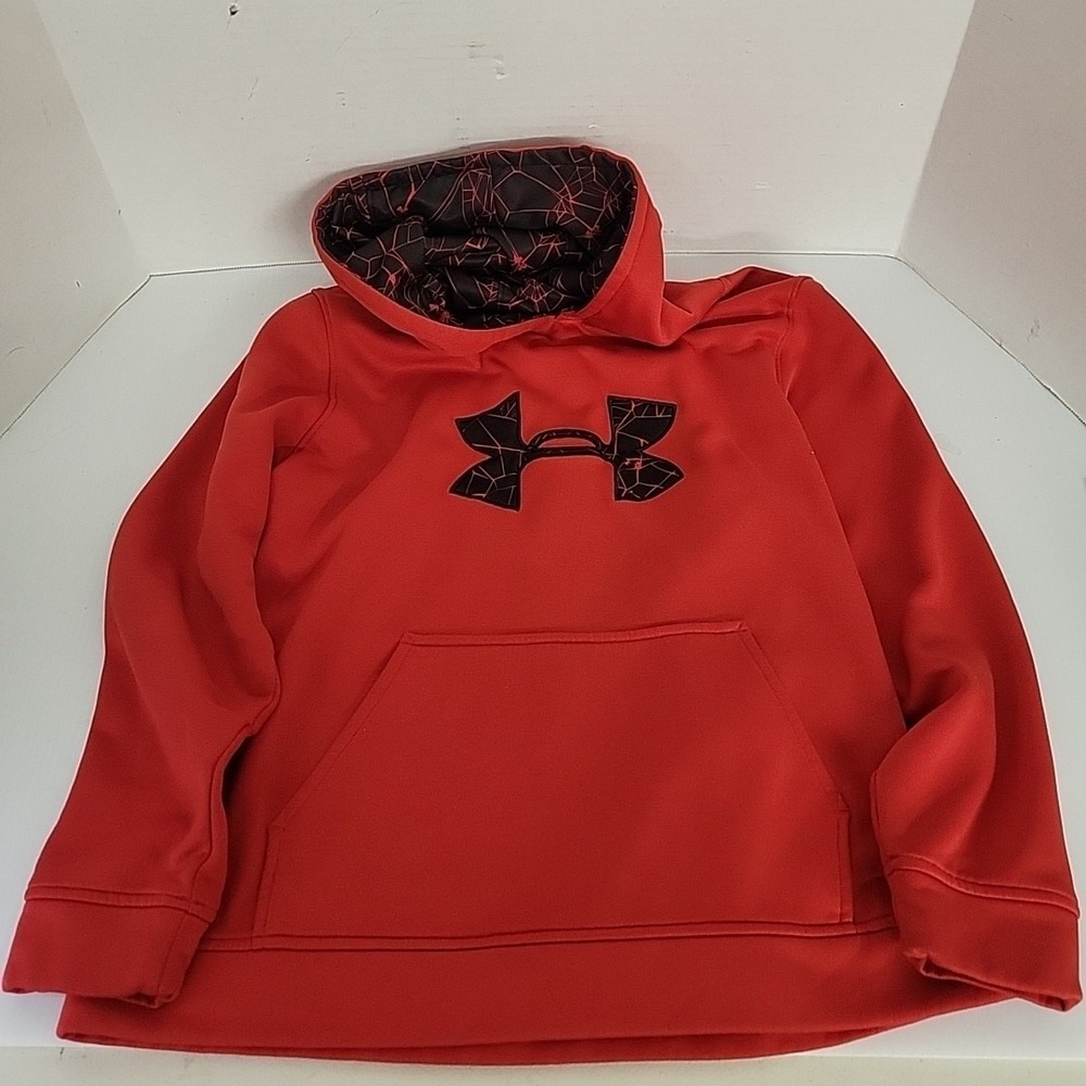 Under Armour Red hoodie Hooded‎ Sweatshirt Youth XL